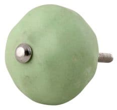 Green Floral Drawer Knob